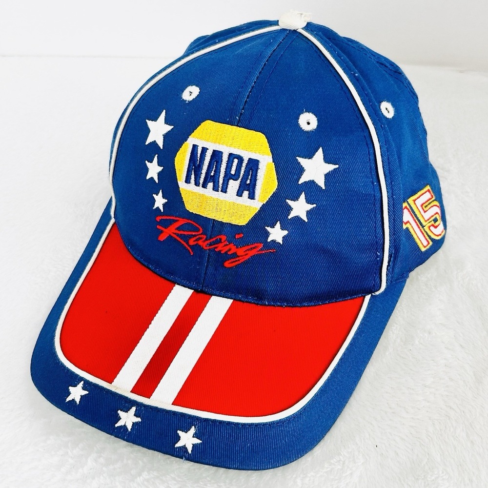 NAPA Racing #15 USA Dale Earnhardt Inc Sports Hat Cap Adjustable Strapback Blue